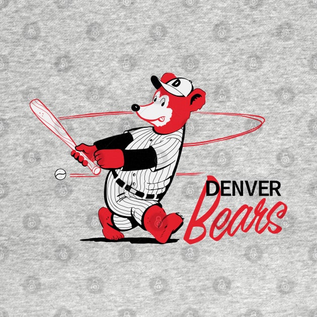 Classic Denver Bears Baseball by LocalZonly